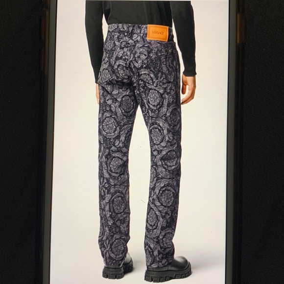 Authentic Versace Pants sz 36 Md in Italy Worn Few Times Excellent Condition - Picture 2 of 12